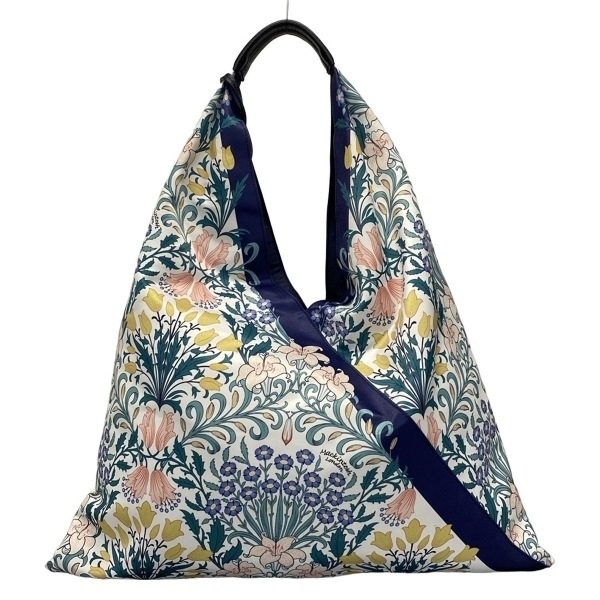 マッキントッシュロンドン MACKINTOSH LONDON ショルダーバッグ - レザー 白×グリーン×マルチ 花柄/フラワー/エコバッグ バッグ_画像1