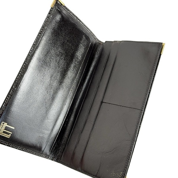 ダンヒル dunhill/ALFREDDUNHILL 札入れ - レザー 黒 クロコ型押し加工 財布_画像3