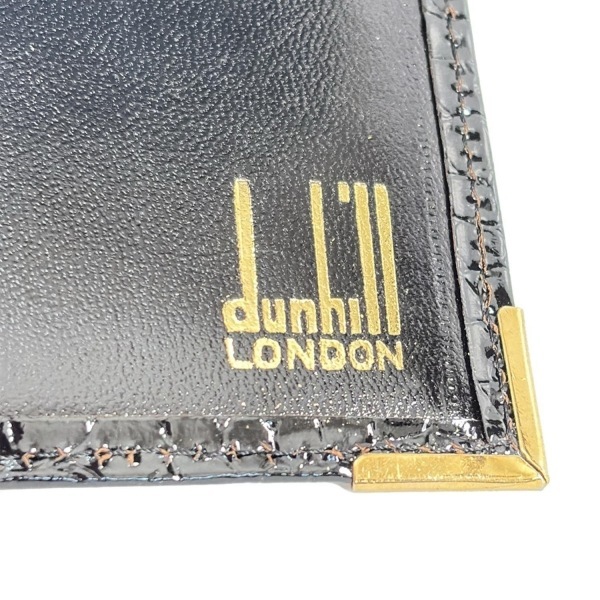ダンヒル dunhill/ALFREDDUNHILL 札入れ - レザー 黒 クロコ型押し加工 財布_画像5