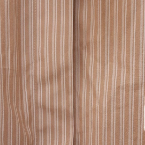 ドゥロワー Drawer 半袖シャツブラウス サイズ38 M - ライトブラウン×アイボリー×白 レディース ストライプ 美品 トップス_画像6