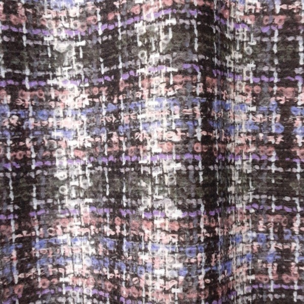 レリアン Leilian サイズ11 M - ライトパープル×ダークグレー×マルチ レディース 長袖/ロング 美品 ワンピース_画像6