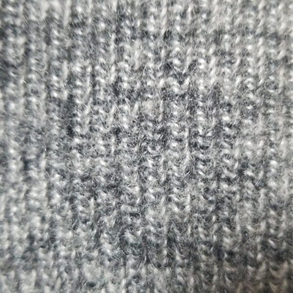 セオリー theory 長袖セーター/ニット サイズM - グレー×黒 レディース クルーネック/カシミヤ 美品 トップス_画像6