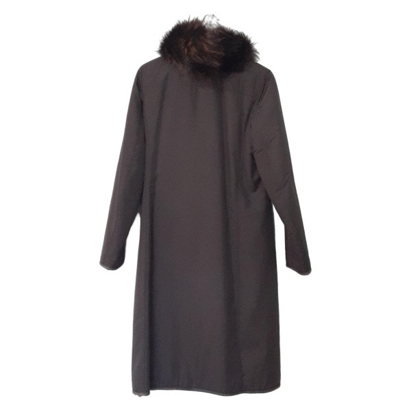 セオリー theory サイズ2 S - ダークブラウン レディース 長袖/ファー/冬 美品 コート_画像2