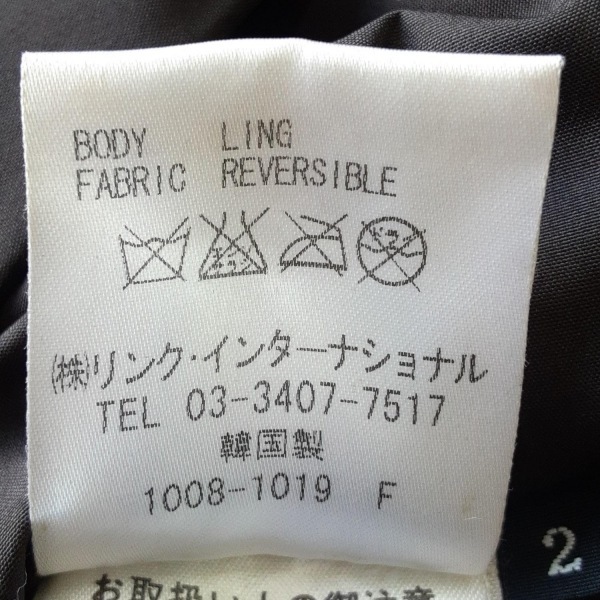 セオリー theory サイズ2 S - ダークブラウン レディース 長袖/ファー/冬 美品 コート_画像6