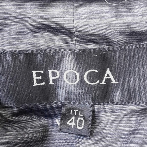 エポカ EPOCA ダウンジャケット サイズITL 40 - ダークグレー×グレー×黒 レディース 長袖/ラインストーン/冬 ジャケット_画像3