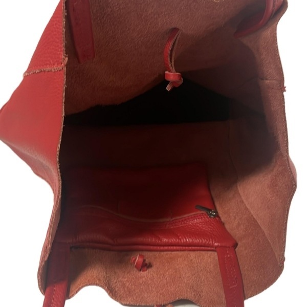 ペレボルサ Borse in Pelle トートバッグ - レザー レッド バッグ_画像7