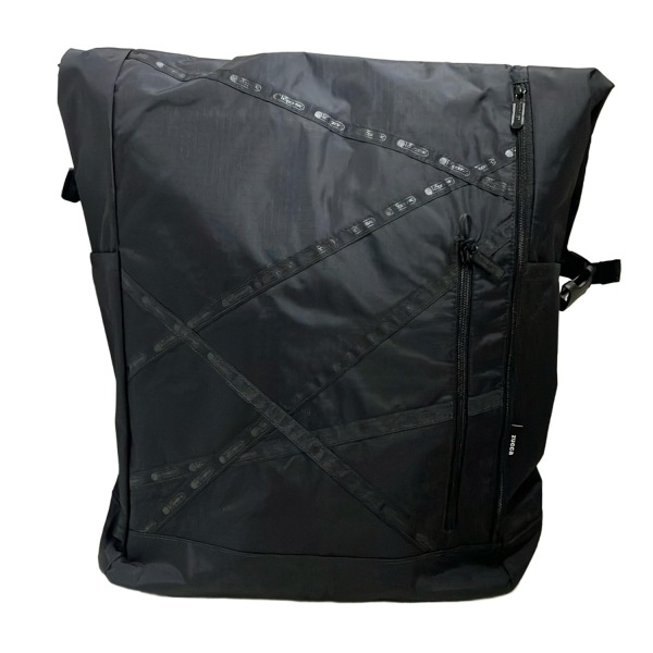レスポートサック LESPORTSAC リュックサック/バックパック ランダムテープ バックパック 黒 ZUCCAコラボ 美品 バッグ_画像1
