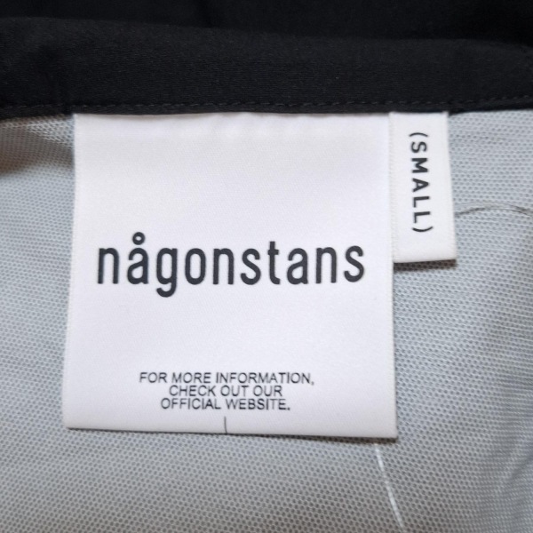 ナゴンスタンス nagonstans ブルゾン サイズS - 黒 レディース 長袖/ジップアップ/春/秋 ジャケット_画像3