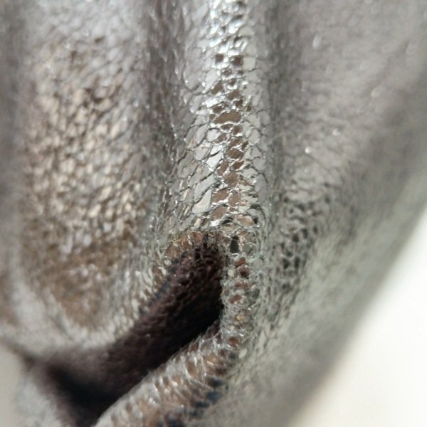 ステファンヴェルディノ STEPHANE VERDINO トートバッグ - レザー 黒×メタリックシルバー バッグ_画像5