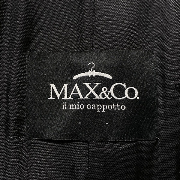 マックス&コー MAX&CO. サイズJ 46 - 黒 レディース 長袖/冬 コート