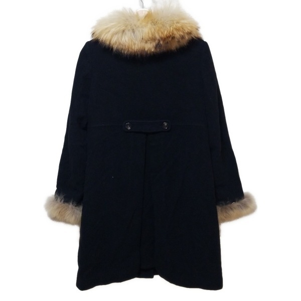 フレームワーク Framework サイズ36 S - 黒 レディース 長袖/ラクーンファートリム着脱可/秋/冬 美品 コート_画像2