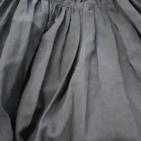 シップス SHIPS 黒 レディース ギャザー 美品 ワンピース_画像7