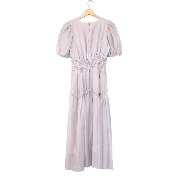 ジルバイジルスチュアート JILL by JILLSTUART サイズFR 125-4240019 ギャザーディテールパフスリーブワンピース ライトパープル 美品