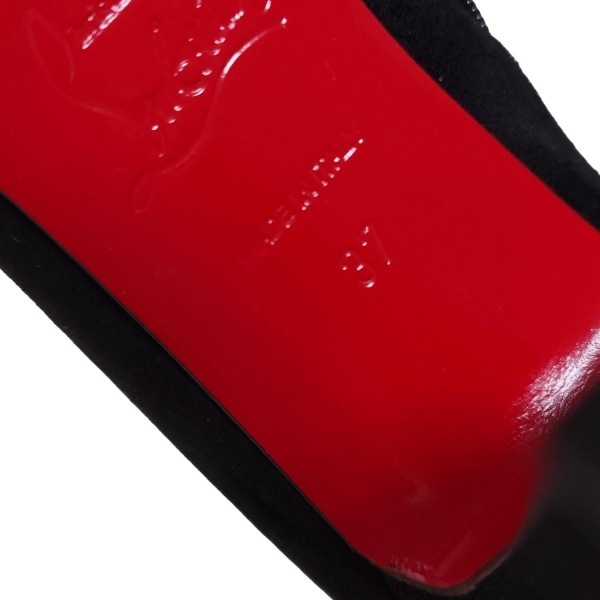 クリスチャンルブタン CHRISTIAN LOUBOUTIN ショートブーツ 37 - 黒 レディース 靴_画像7