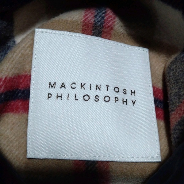 マッキントッシュフィロソフィー MACKINTOSH PHILOSOPHY トレンチコート サイズ38 L - ダークネイビー レディース 長袖/秋/冬 コート_画像3