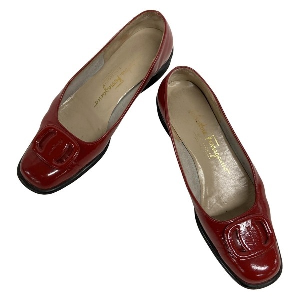  Salvatore Ferragamo FERRAGAMO/SalvatoreFerragamo плоская обувь 4 1/2 C - кожа красный женский vala обувь 