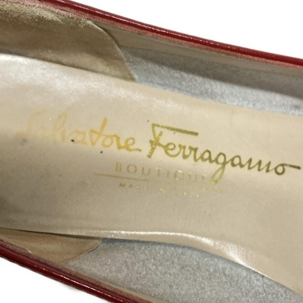  Salvatore Ferragamo FERRAGAMO/SalvatoreFerragamo плоская обувь 4 1/2 C - кожа красный женский vala обувь 