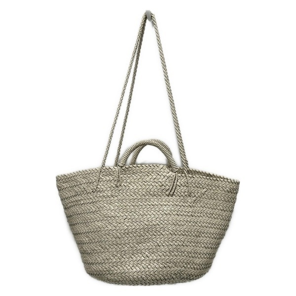 アエタ Aeta トートバッグ - レザー アイボリー 2way/編み込み バッグ_画像3