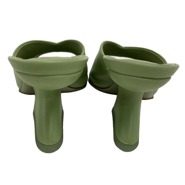  Salvatore Ferragamo FERRAGAMO/SalvatoreFerragamo шлепанцы S - кожа светло-зеленый женский выступающая подошва замена обивки settled обувь 