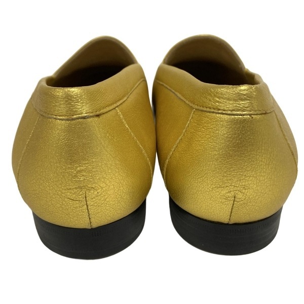 グッチ GUCCI シューズ 36 - レザー ゴールド レディース 靴_画像3