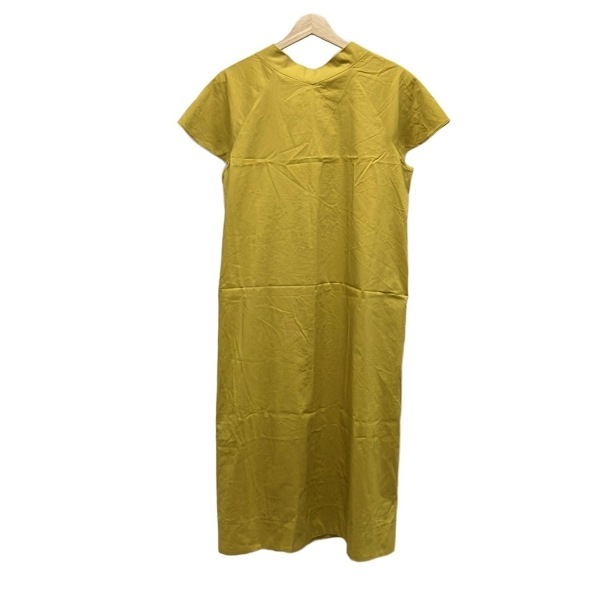 レリアン Leilian サイズ13+ S - イエロー レディース 半袖/夏物 美品 ワンピース_画像2
