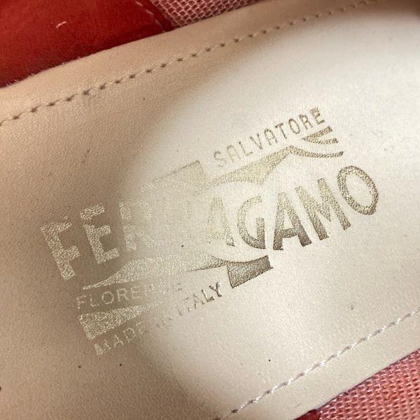  Salvatore Ferragamo FERRAGAMO/SalvatoreFerragamo спортивные туфли 81/2EE - кожа бордо × темно-коричневый мужской обувь 