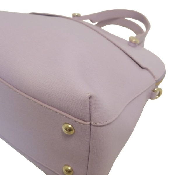 フルラ FURLA ハンドバッグ パイパー レザー ライトパープル 美品 バッグ_画像5