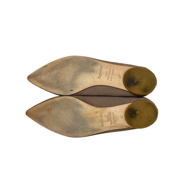 レペット repetto フラットシューズ 40 - レザー ピンクベージュ レディース 靴_画像4