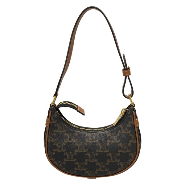 セリーヌ CELINE ハンドバッグ アヴァ ミニ タン(黒×ブラウン) バッグ_画像3