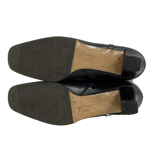  Salvatore Ferragamo FERRAGAMO/SalvatoreFerragamo короткие сапоги 5 1/2 C - кожа чёрный женский gun chi-ni обувь 