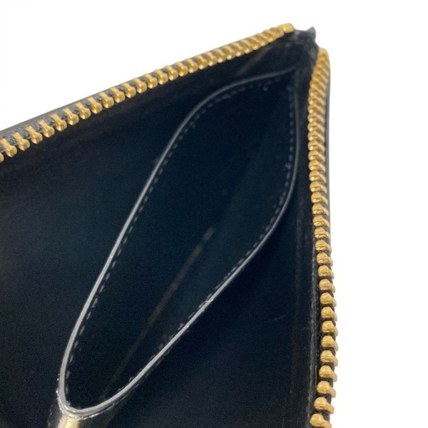 コムデギャルソン COMMEdesGARCONS コインケース - レザー 黒 ドット柄/型押し加工/L字ファスナー 財布_画像3