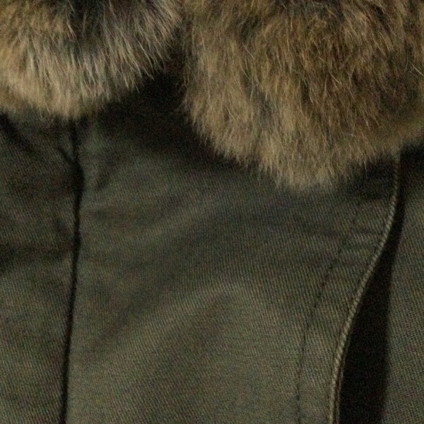 ウールリッチ WOOLRICH サイズXS - カーキ レディース 長袖/ライナー着脱可/ラビットファー/秋/冬 コート_画像6