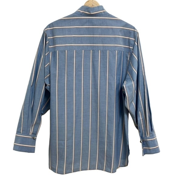 エトロ ETRO 長袖シャツブラウス サイズ42 M - ライトブルー×ピンク×白 レディース ストライプ トップス_画像2