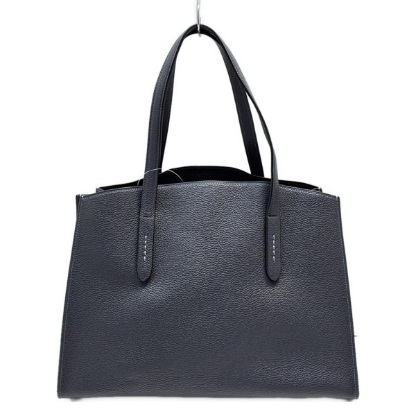 コーチ COACH トートバッグ 25137 チャーリー キャリーオール レザー ダークグレー バッグ_画像3