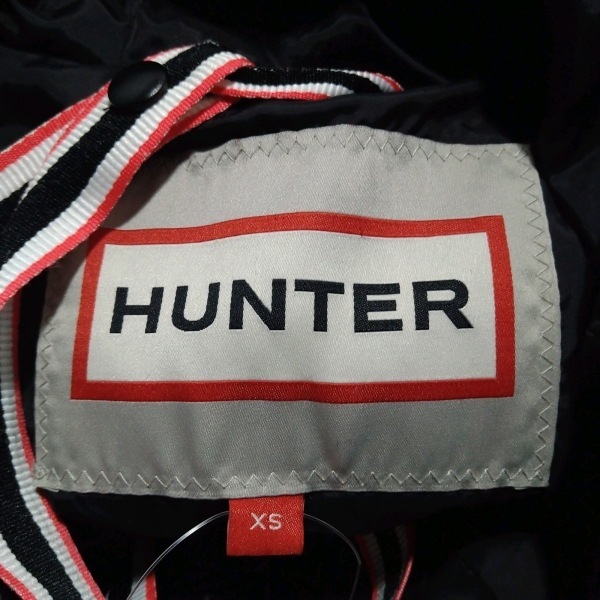 ハンター HUNTER ブルゾン サイズXS - 黒 レディース 長袖/ボア/ジップアップ/ショート丈/中綿/冬 美品 ジャケット_画像3