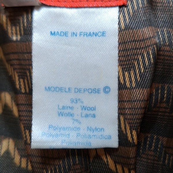 クリスチャンラクロワ Christian Lacroix サイズ40 M - ダークブラウン×オレンジ×マルチ レディース ジャケット_画像4