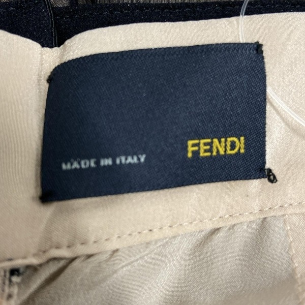 フェンディ FENDI ロングスカート サイズ40 M - 黒×ベージュ レディース シースルー 美品 ボトムス_画像3