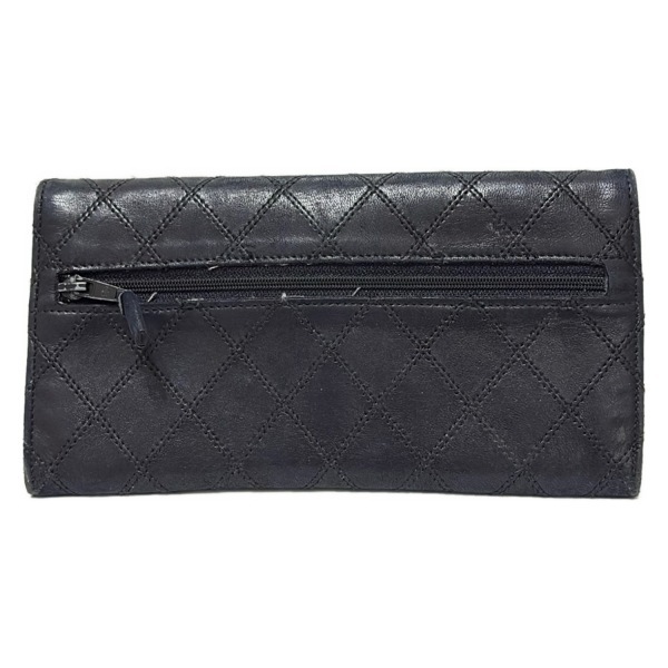 シャネル CHANEL 長財布 ビコローレ ラムスキン 黒 財布_画像2