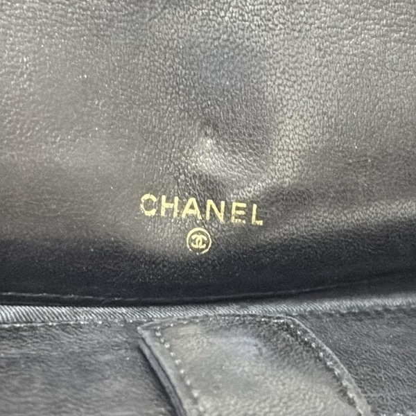 シャネル CHANEL 長財布 ビコローレ ラムスキン 黒 財布_画像5