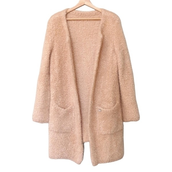  Foxey FOXEY 40122 - бежевый женский длинный рукав / плечо накладка / зима прекрасный товар пальто 