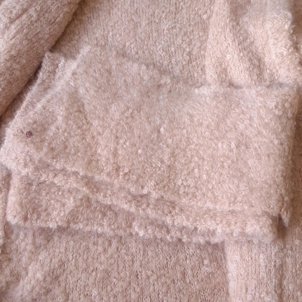  Foxey FOXEY 40122 - бежевый женский длинный рукав / плечо накладка / зима прекрасный товар пальто 