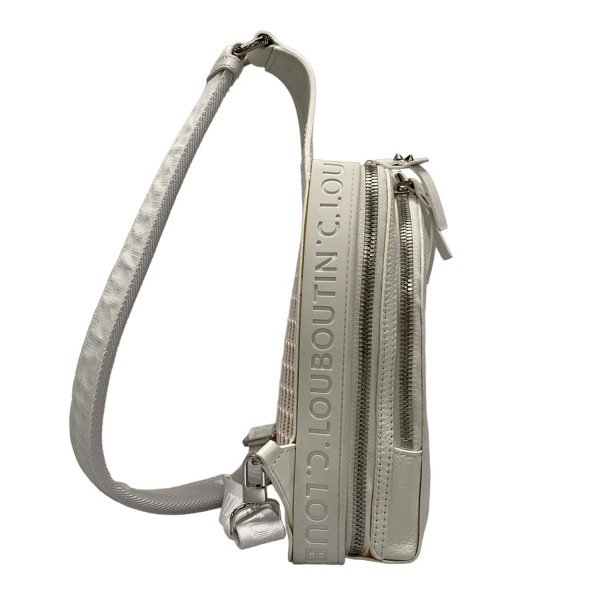 クリスチャンルブタン CHRISTIAN LOUBOUTIN ワンショルダーバッグ/ボディバッグ 1245210 ルビファンク レザー 白 バッグ_画像2