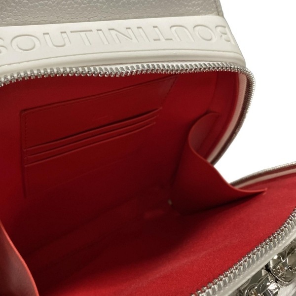 クリスチャンルブタン CHRISTIAN LOUBOUTIN ワンショルダーバッグ/ボディバッグ 1245210 ルビファンク レザー 白 バッグ_画像7