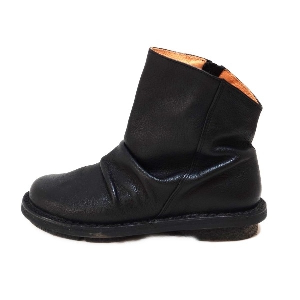 トリッペン trippen ショートブーツ 37 - レザー 黒 レディース インソール取外し可/シワ加工 靴_画像1