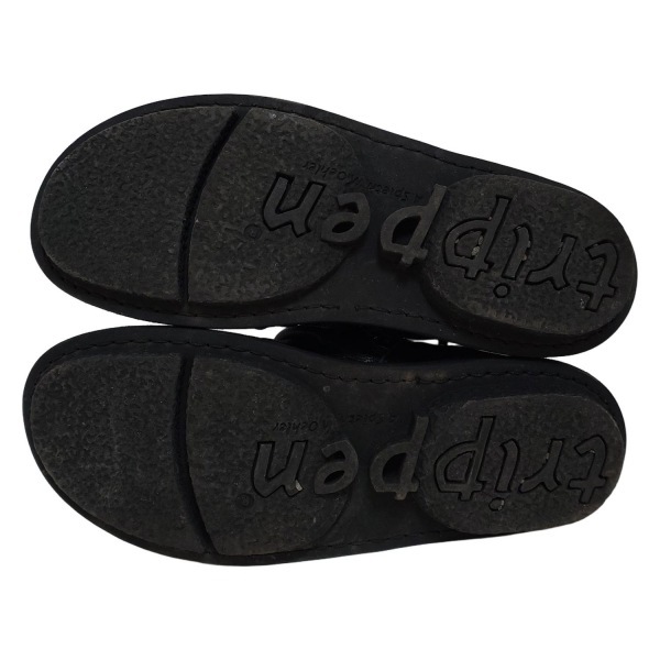 トリッペン trippen ショートブーツ 37 - レザー 黒 レディース インソール取外し可/シワ加工 靴_画像4