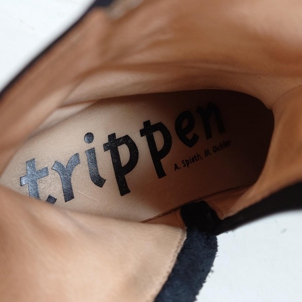 トリッペン trippen ショートブーツ 37 - レザー 黒 レディース インソール取外し可/シワ加工 靴_画像6