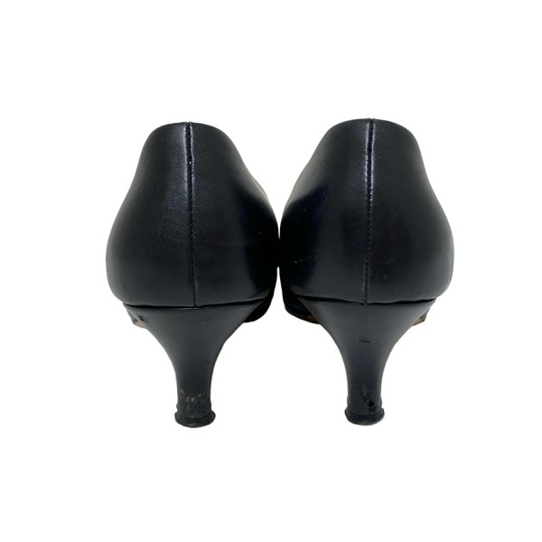  Salvatore Ferragamo FERRAGAMO/SalvatoreFerragamo туфли-лодочки 4 D - кожа чёрный женский vala/ выступающая подошва замена обивки settled обувь 