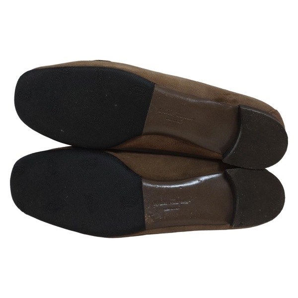  Salvatore Ferragamo FERRAGAMO/SalvatoreFerragamo Loafer 8 D - светло-коричневый × Gold × чёрный женский выступающая подошва замена обивки settled обувь 