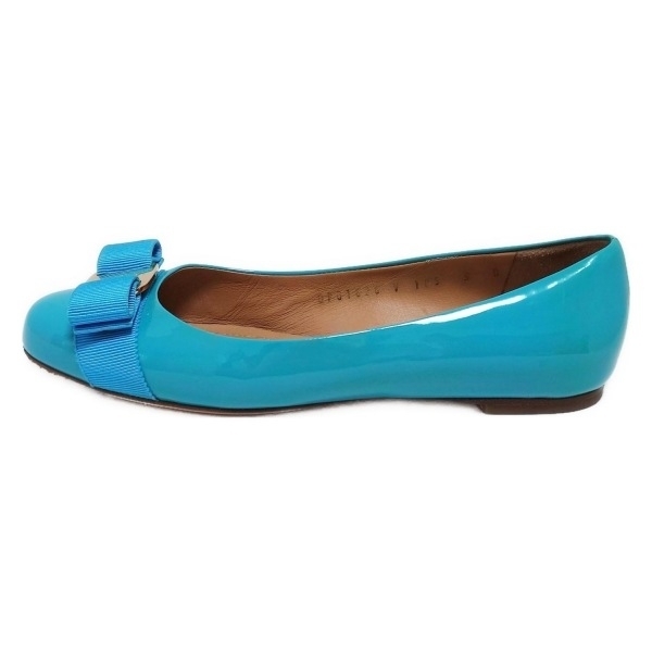  Salvatore Ferragamo FERRAGAMO/SalvatoreFerragamo плоская обувь 5 D - кожа голубой × голубой женский vala обувь 