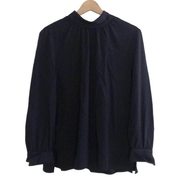 セオリーリュクス theory luxe 長袖カットソー サイズ40 M - ダークネイビー レディース ボウタイ トップス_画像1